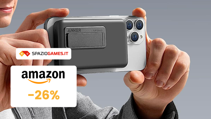 BOMBA AMAZON: powerbank Anker da 10.000 mAh al -26%!