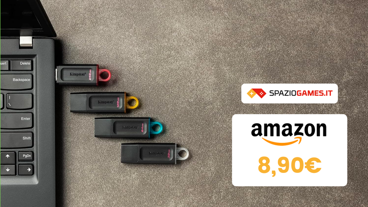 128 GB di spazio ora vi costano SOLO 8,90€ con questa ottima chiavetta Kingston!