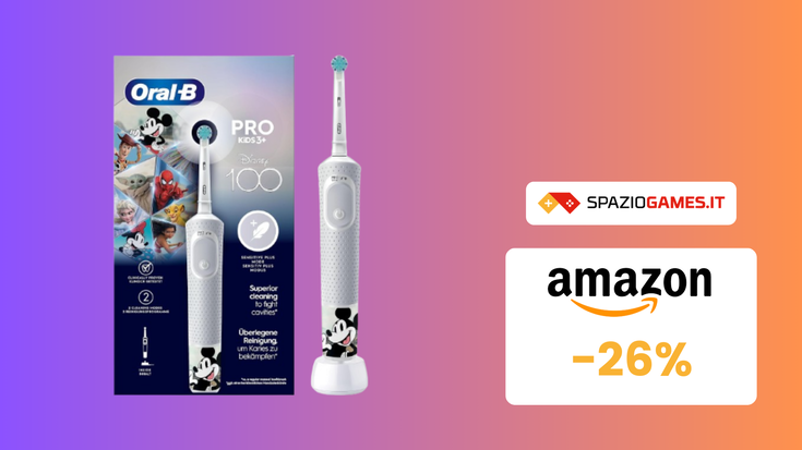 Spazzolino elettrico Oral-B Disney, CHE PREZZO! Su Amazon risparmi il 26%