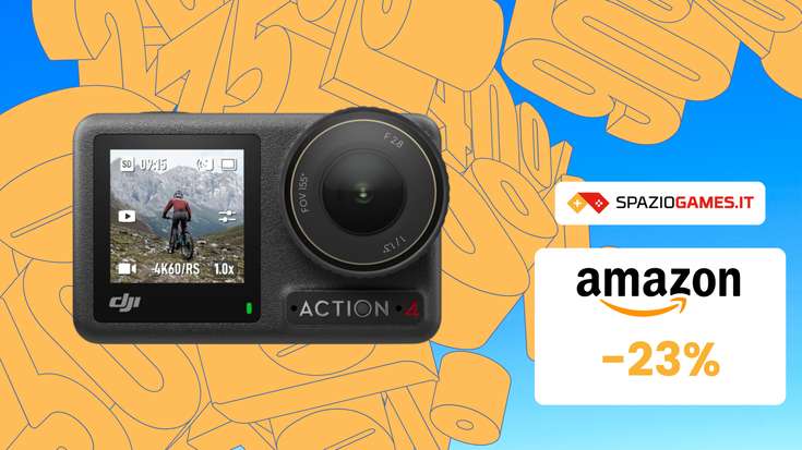 MINIMO STORICO su DJI Osmo Action 4! Oggi vi costa solo 329€