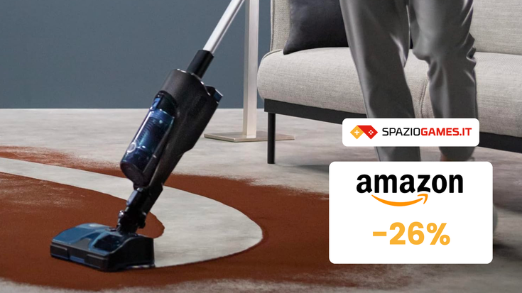 BOMBA AMAZON: Scopa elettrica 2-in-1 Rowenta ora a -26%