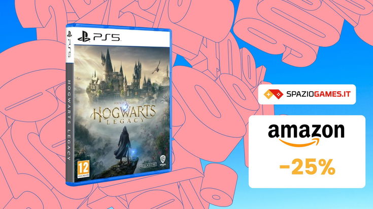 Hogwarts Legacy, CHE PREZZO! Su Amazon risparmi il 25%!