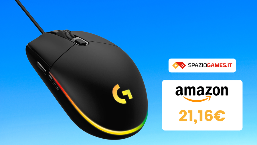 Immagine di Mouse Logitech G203 a PREZZO TOP su Amazon: SOLO 21€