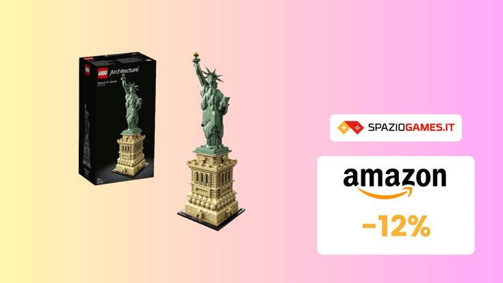 Set Lego Statua della Libertà, CHE PREZZO! Su Amazon risparmi il 12%