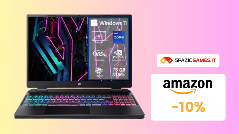 Immagine di Acer Predator Helios a un prezzo STRACCIATO! Lo paghi 200€ in meno
