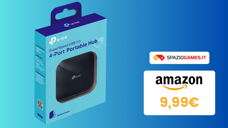 L'UTILISSIMO hub USB TP-Link ora costa solo 9,99€!