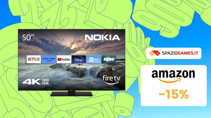 Smart TV Nokia da 50", CHE PREZZO! Su Amazon risparmi il 15%!