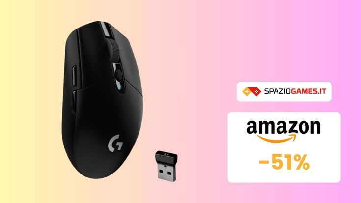 Questo mouse gaming wireless Logitech oggi vi costa MENO della metà! (-51%)