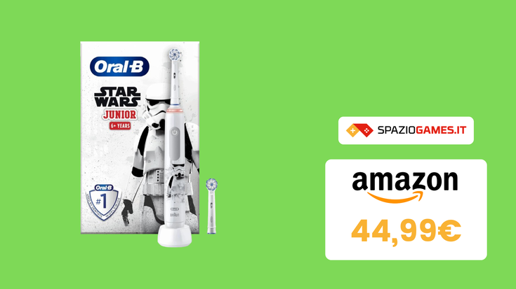 Spazzolino Oral-B Junior Star Wars a un prezzo STRACCIATO! Lo paghi solo €44,99!