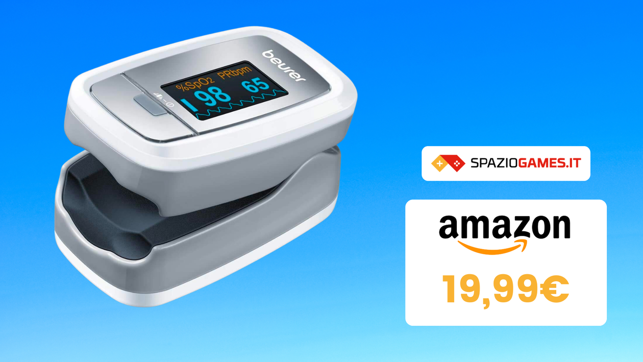 Immagine di Prendetevi cura della vostra salute con questo saturimetro a SOLI 19,99€!