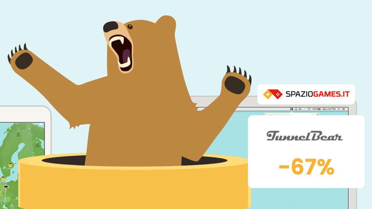 Tunnelbear: sconti sino al 67% sulla tua prossima VPN!