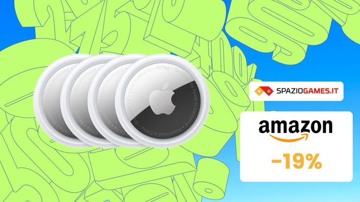 SUPER sconto sulla confezione di 4 Apple AirTag! (-19%)