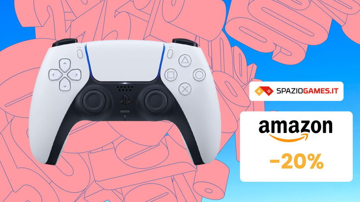 Controller DualSense per PS5, CHE PREZZO! Su Amazon risparmi il 20%!