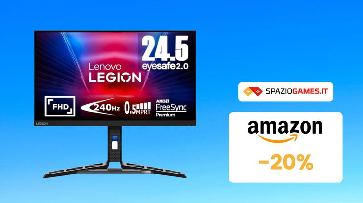 Prezzo TOP su questo monitor gaming Lenovo! (-20%)