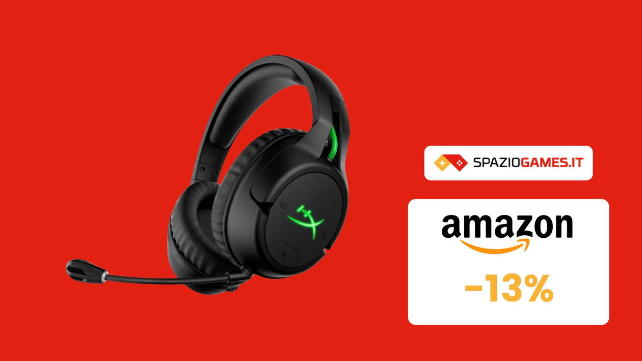 Immagine di Cuffie gaming HyperX CloudX Flight SOTTOCOSTO su Amazon, AFFARE al -13%!