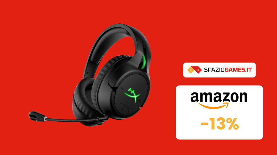 Immagine di Cuffie gaming HyperX CloudX Flight SOTTOCOSTO su Amazon, AFFARE al -13%!