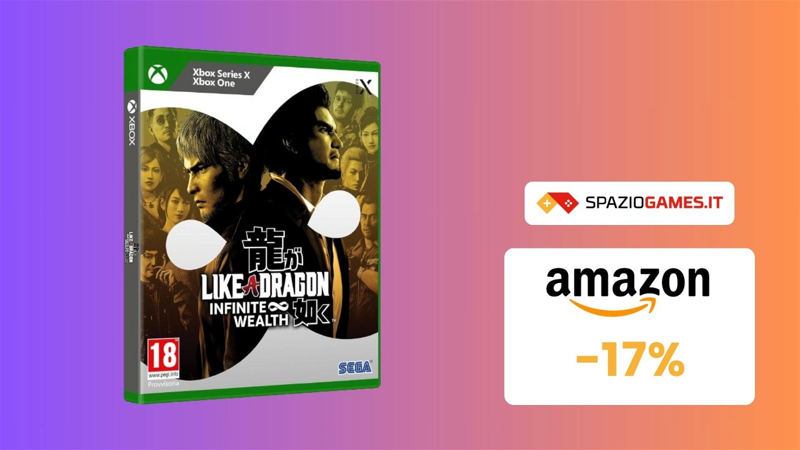 Like a Dragon - Infinite Wealth: prezzo sempre PIÙ BASSO! Su Amazon a soli 58€!