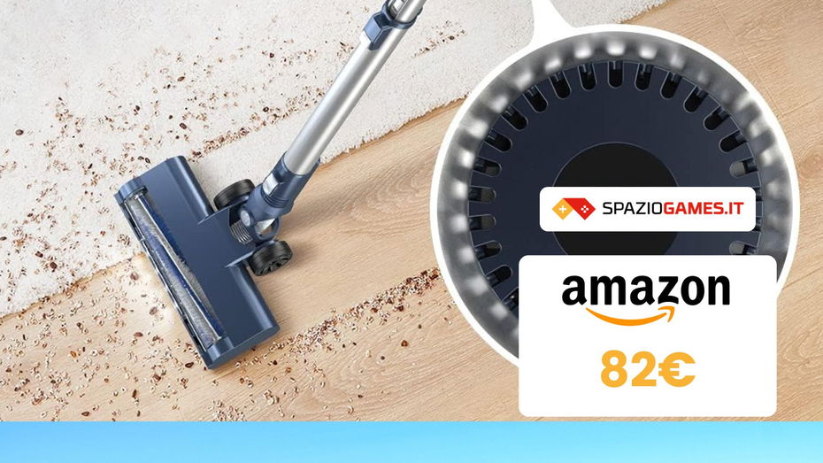 Immagine di DOPPIO SCONTO su questo aspirapolvere senza fili! Lo paghi SOLO 82€!