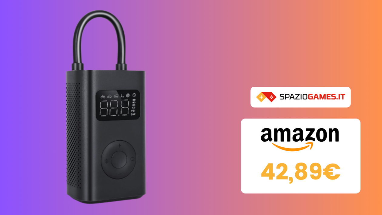 Immagine di Prezzo PICCOLISSIMO su questo compressore ad aria! Lo paghi solo 42,89€