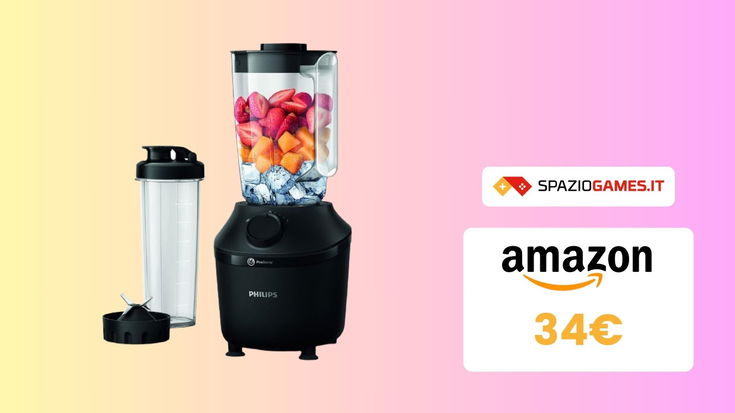 SVUOTATUTTO AMAZON:  frullatore Philips in sconto dell'8%!