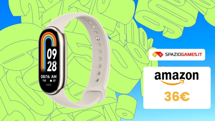 Xiaomi Mi Band 8 al prezzo PIU' BASSO di sempre su Amazon! Soli 36€!