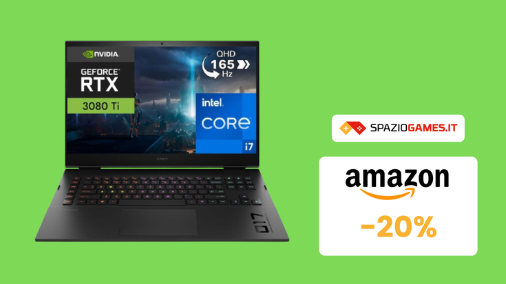 PREZZO TOP: HP OMEN 17 con RTX 3080Ti con più di 630€ di sconto