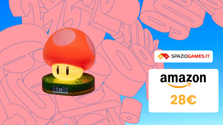 Questa sveglia di Super Mario costa meno di 30€ su Amazon!