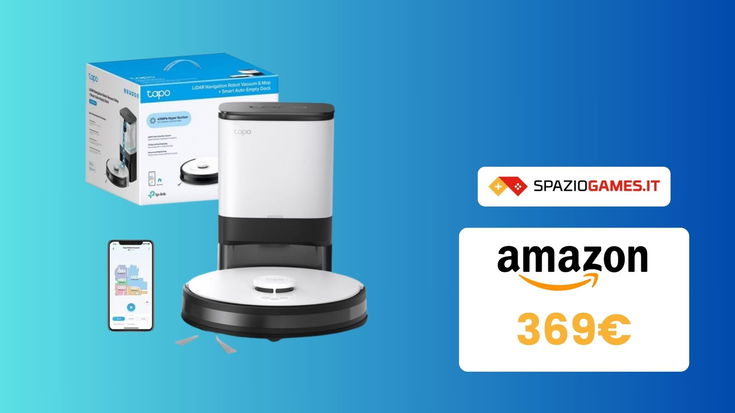 Robot aspirapolvere TP-Link al prezzo PIÙ BASSO di sempre su Amazon! (-130€)