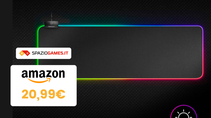 PREZZO TOP: mouse pad da gaming con luci LED ora a soli 20€!