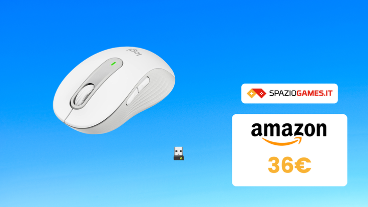Paghi poco e funziona bene: mouse wireless Logitech a soli 36€!