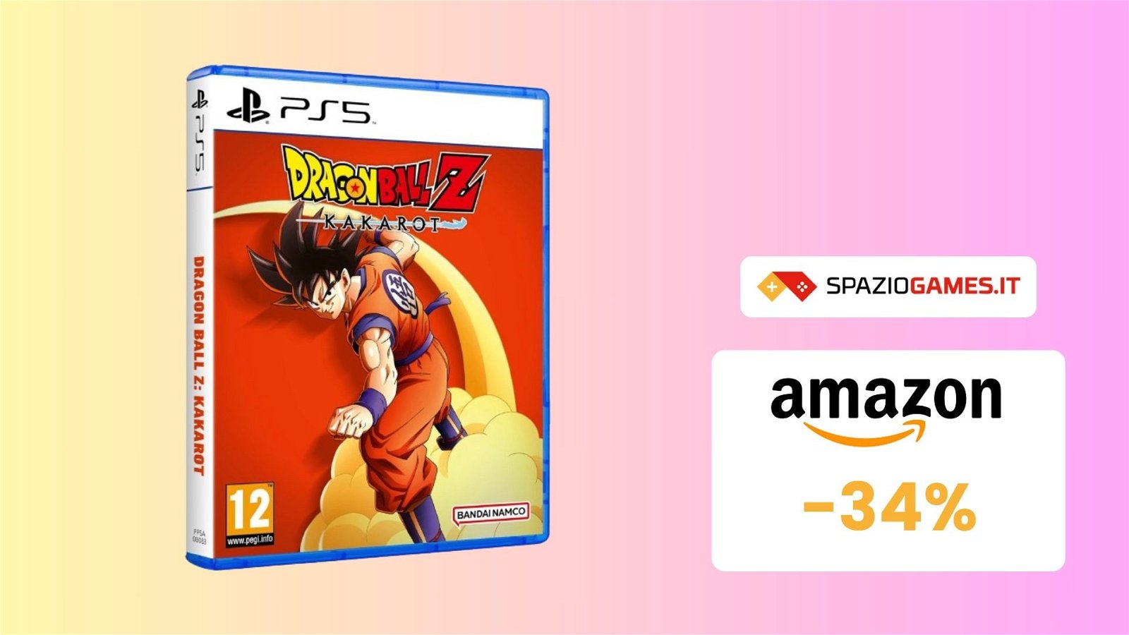Prezzo SUPER su Dragon Ball Z Kakarot per PS5! (-34%)