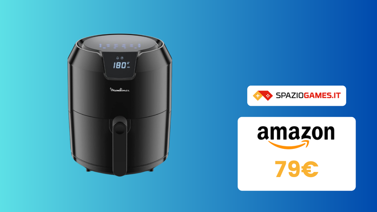 Prezzo PICCOLISSIMO su questa friggitrice Moulinex: meno di 80€!