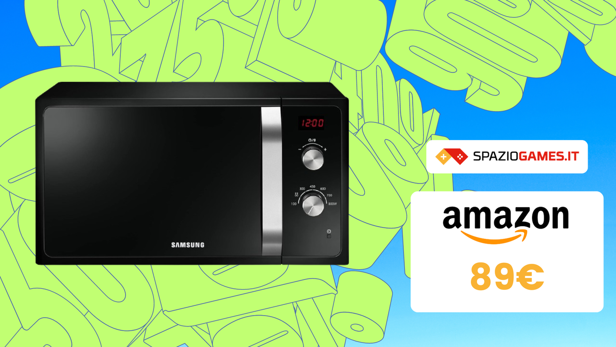 Immagine di Prezzo PICCOLISSIMO su quest forno a microone Samsung! Meno di 90€