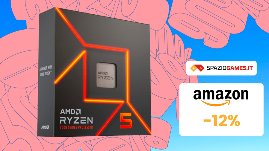 Immagine di SCONTO: AMD Ryzen 5 7600X a solo 217,41€ (-12%)!