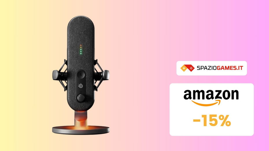 Immagine di Microfono Steelseries ora al prezzo PIÙ BASSO di sempre su Amazon! (-15%)