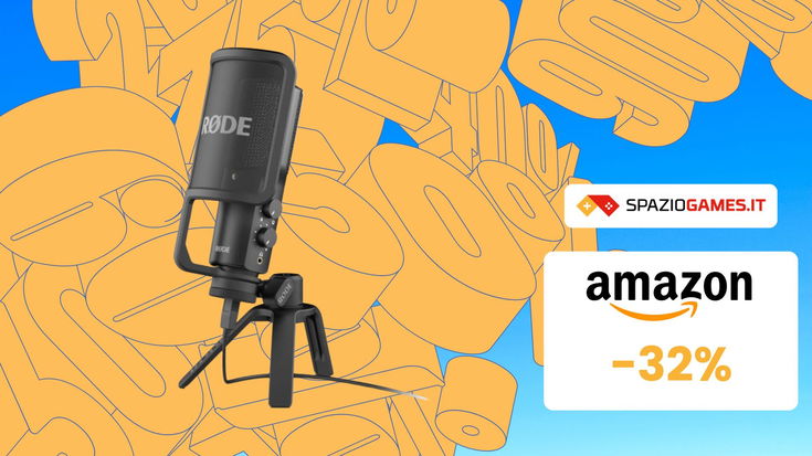 Microfono Rode NT-USB: prezzo sempre PIÙ BASSO! Su Amazon a soli 129€!