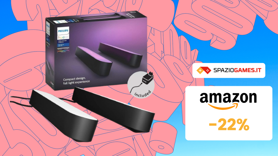 Immagine di PREZZO TOP! 2 Lampade da Tavolo LED Philips Hue a MENO di 109€!