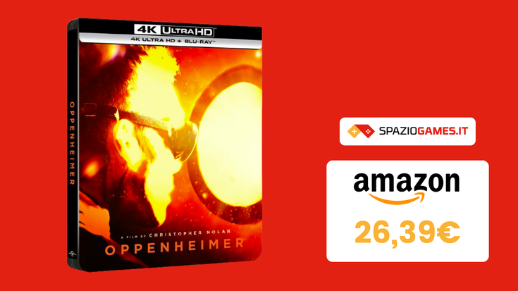 SCONTO! Il Blu-ray 4K di Oppenheimer ora a soli 26€!