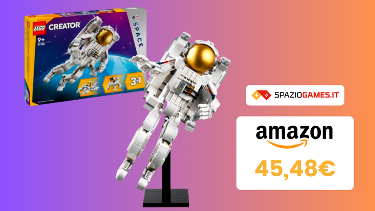 Ampliate la collezione di LEGO con lo sconto sull'Astronauta 3 in 1!