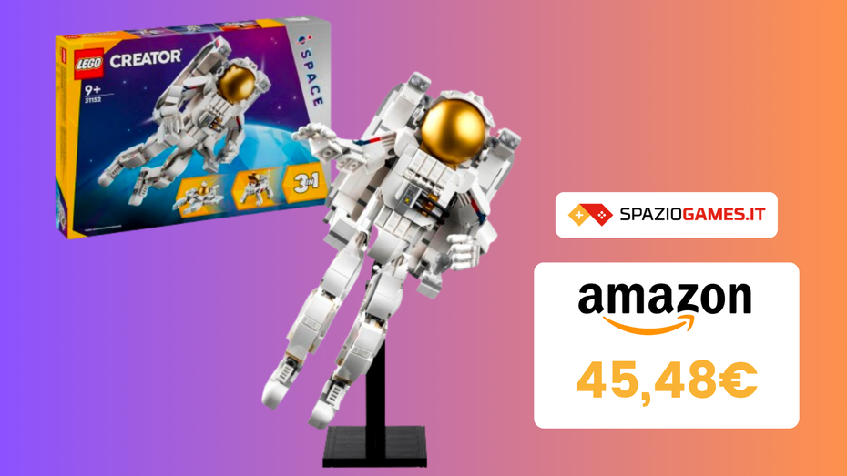 Immagine di Ampliate la collezione di LEGO con lo sconto sull'Astronauta 3 in 1!