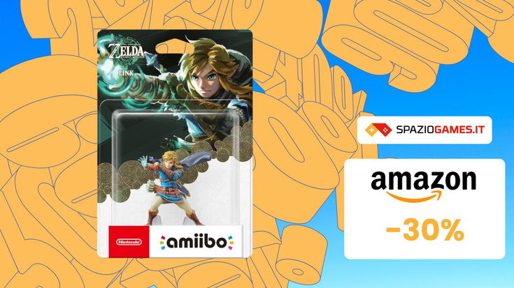 Amiibo Link di Zelda Tears of the Kingdom, CHE PREZZO! Su Amazon risparmi il 30%!