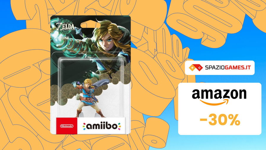 Immagine di Amiibo Link di Zelda Tears of the Kingdom, CHE PREZZO! Su Amazon risparmi il 30%!