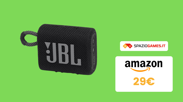 SUPER prezzo sulla STUPENDA cassa bluetooth JBL GO 3! Solo 29€