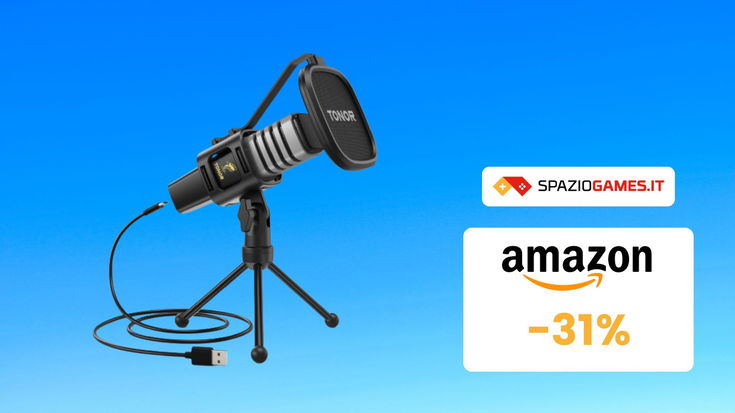 Microfono per streamer TONOR a meno di 38€ su Amazon! IMPERDIBILE!