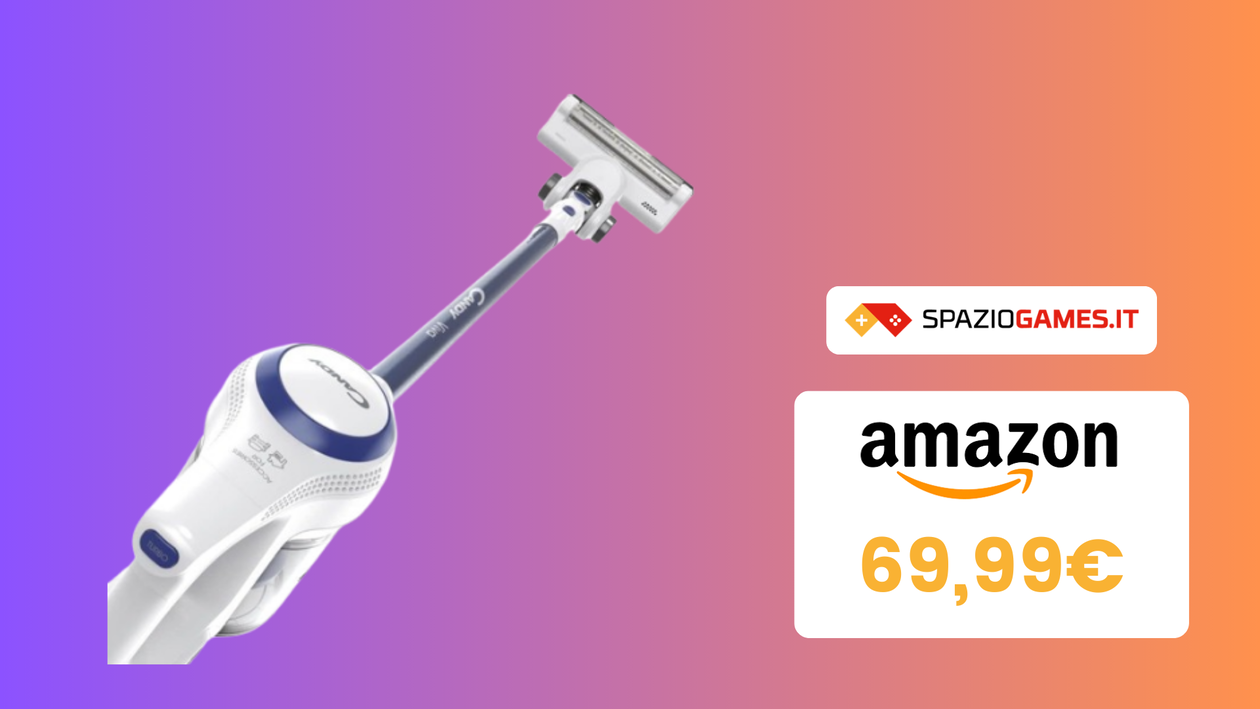 Immagine di PREZZO TOP su questo aspirapolvere senza fili Candy! Lo paghi solo 69€!