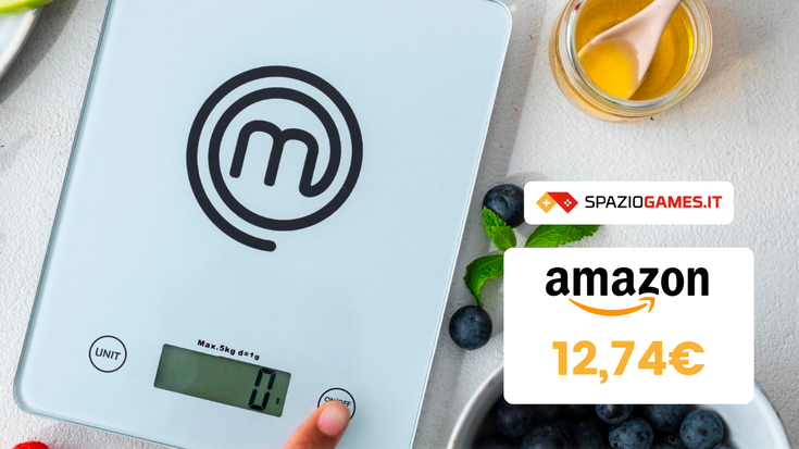 Prezzo MINI per questa bilancia da cucina Masterchef: ora a soli 12€