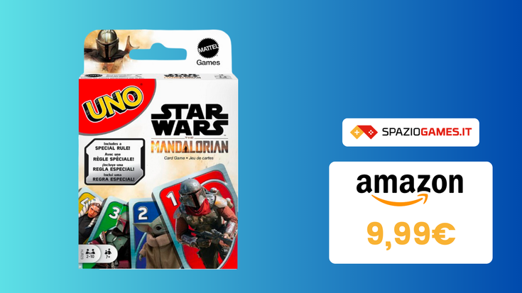 Prezzo SUPER: UNO Star Wars The Mandalorian ora a meno di 10€!