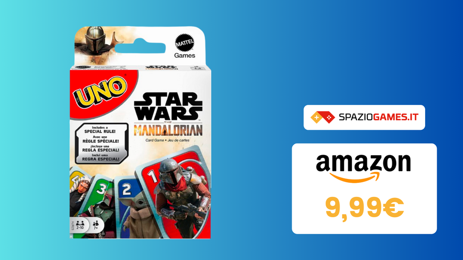 Immagine di Prezzo SUPER: UNO Star Wars The Mandalorian ora a meno di 10€!