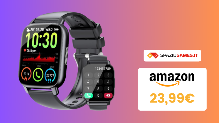 Immagine di DOPPIO SCONTO su questo smartwatch, lo paghi SOLO 23€!