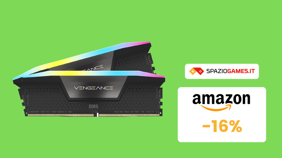 Immagine di L'OTTIMO Corsair Vengeance RAM DDR5 lo paghi solo 127€ su Amazon!